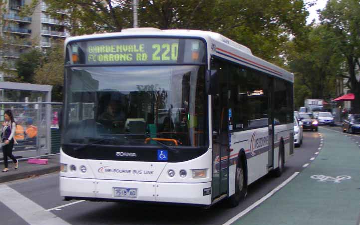 Melbourne Bus Link Scania K230UB Volgren CR228L 418